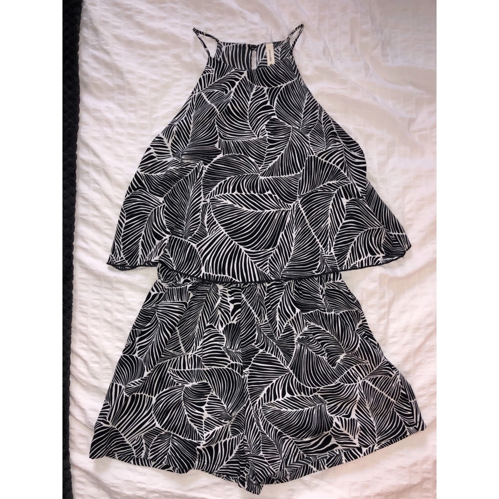 WORN ONCE: Tropical Print Romper